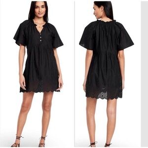 Old Navy embroidered eyelet mini dress